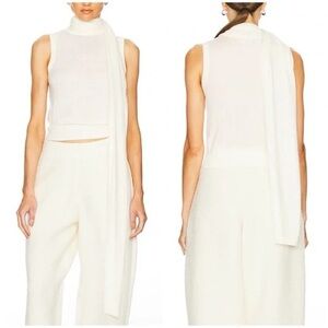 Charlee Knit Scarf Top in Ivory
HELSA